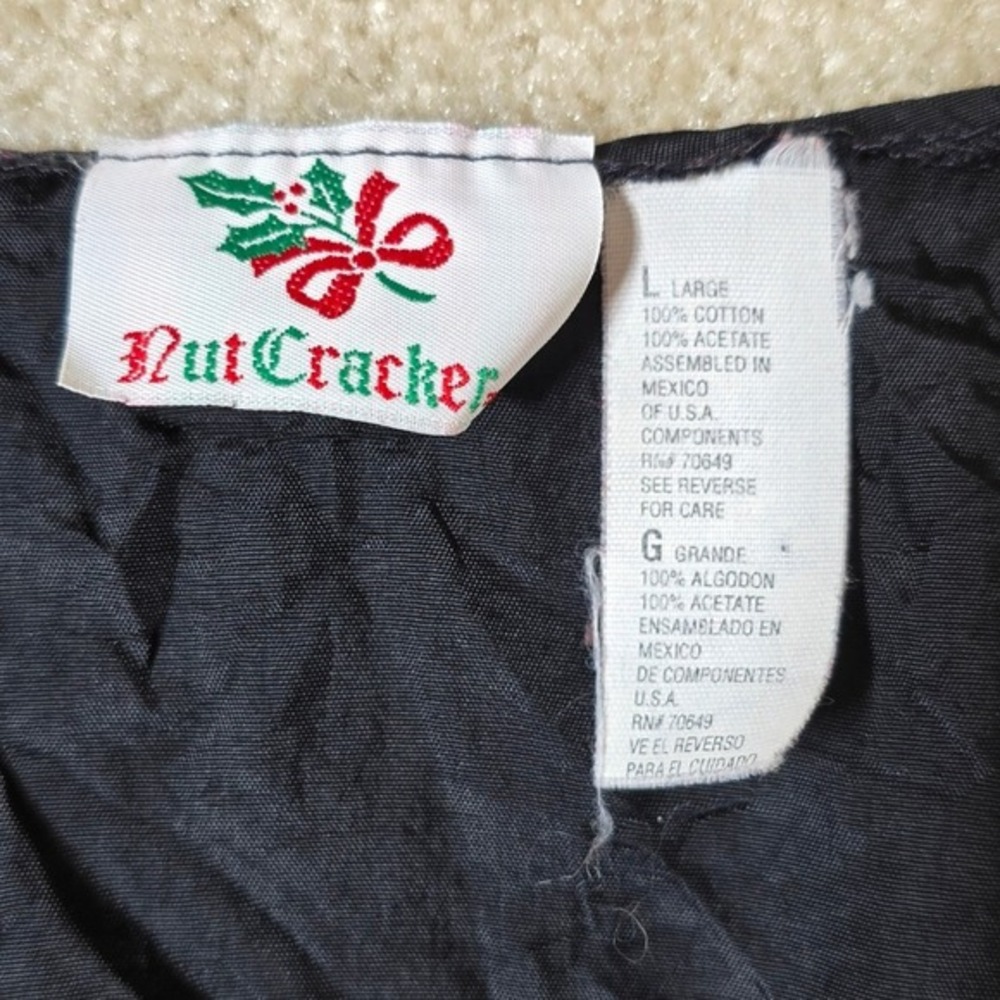 Vintage Christmas Vest Nutcracker Size L - Picture 5 of 5
